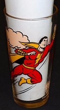 Shazam! Pepsi Collector Series Vintage Glass 1978 DC Comics Vibrant Colors