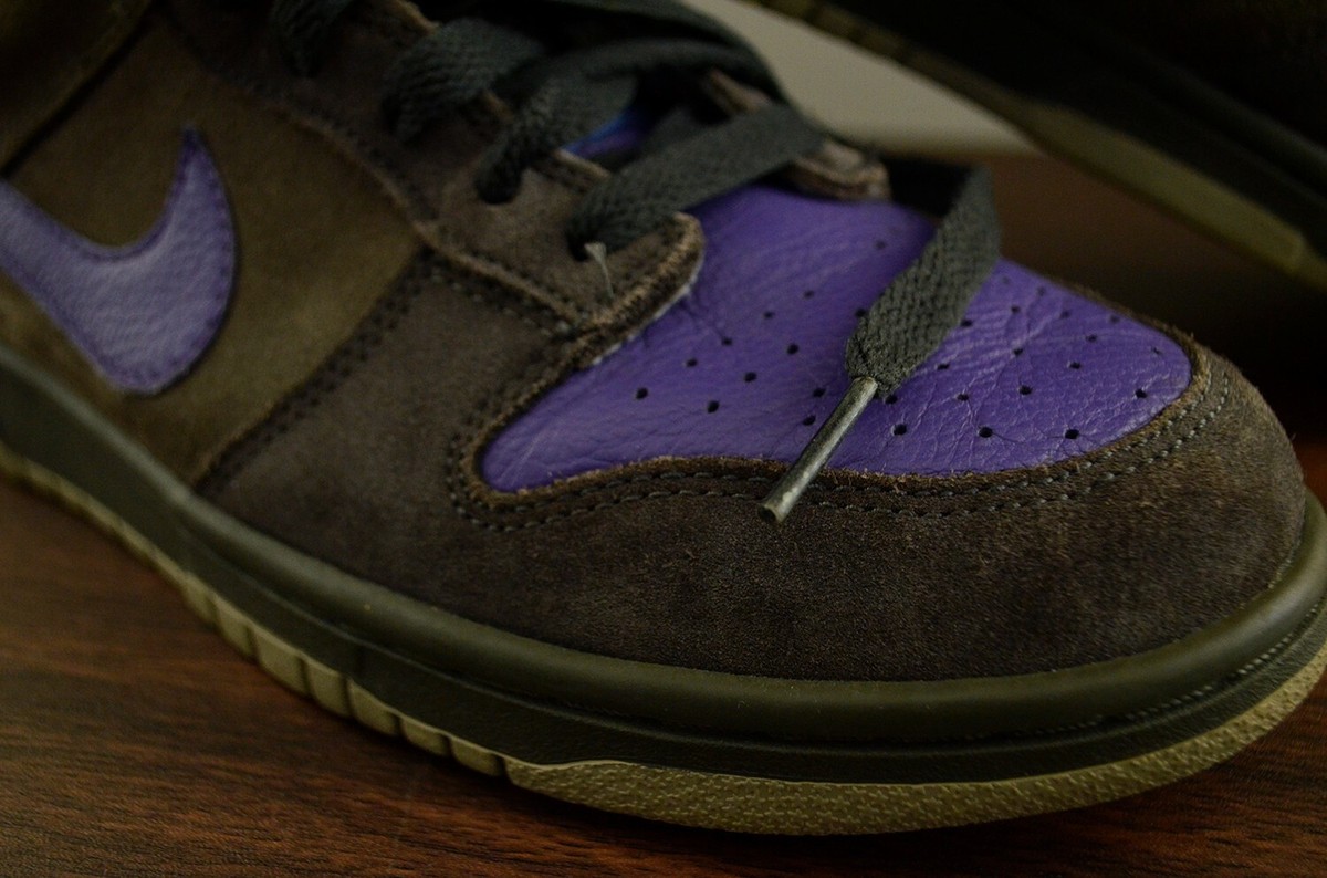 Preowned Nike Dunk Low CL Newsprint / Varsity Purple Preowned Nike Dunk Low CL Newsprint / Varsity Purple