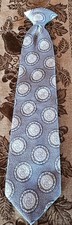 Vintage Wemlon By Wembley Cip 4" Tie Blue Pattern