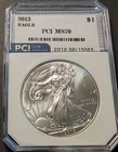 2013 AMERICAN SILVER EAGLE  GEM