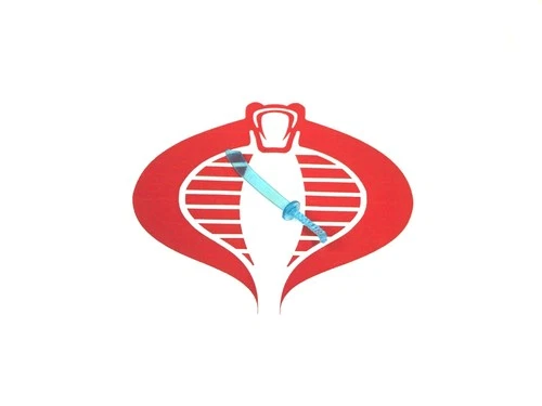 GI Joe Weapon Storm Shadow Long Sword v4 1994 Original Figure Accessory