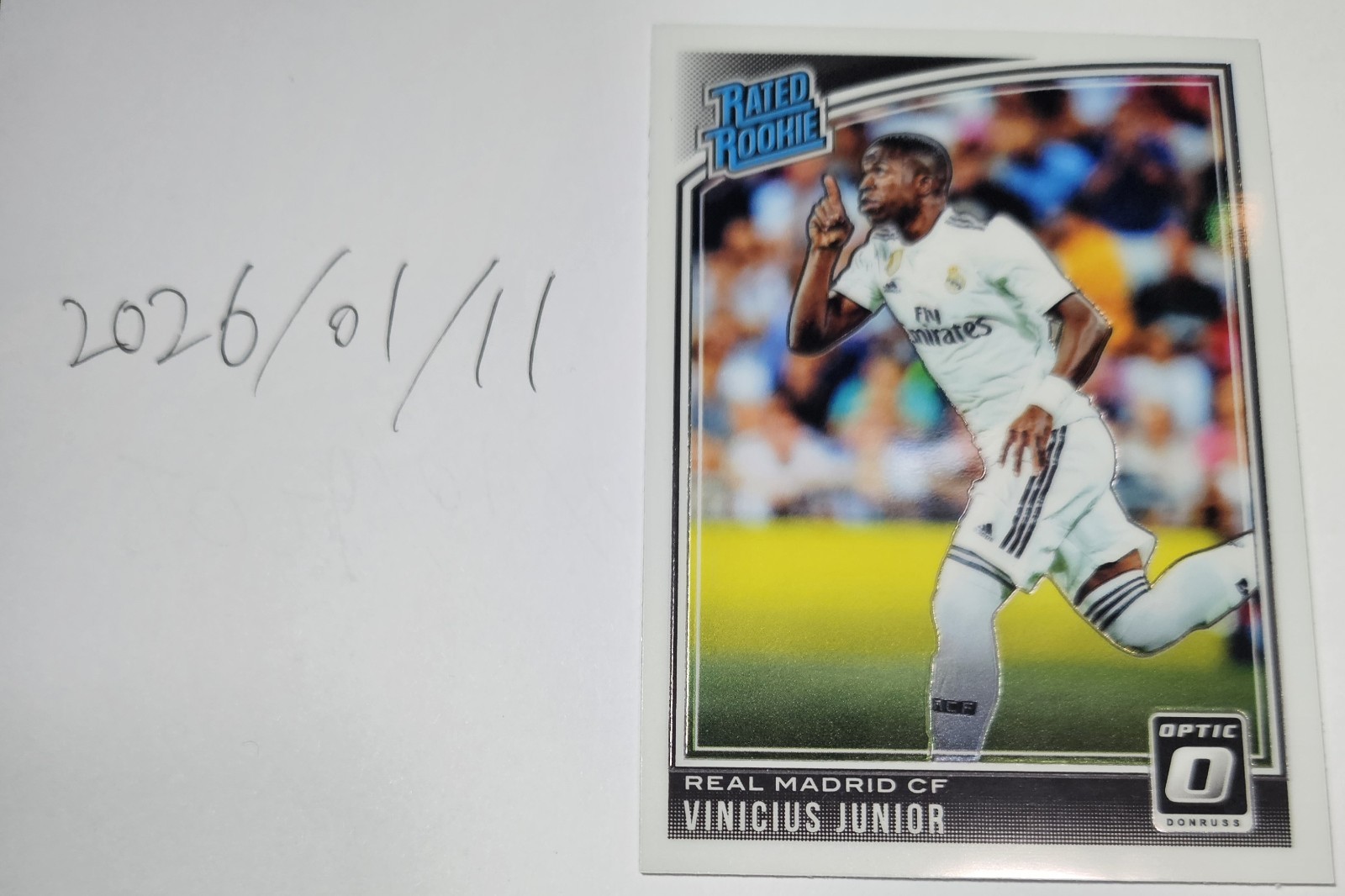 2018-19 Panini Donruss - Rated Rookie Vinicius Junior #177 Optic (RC)