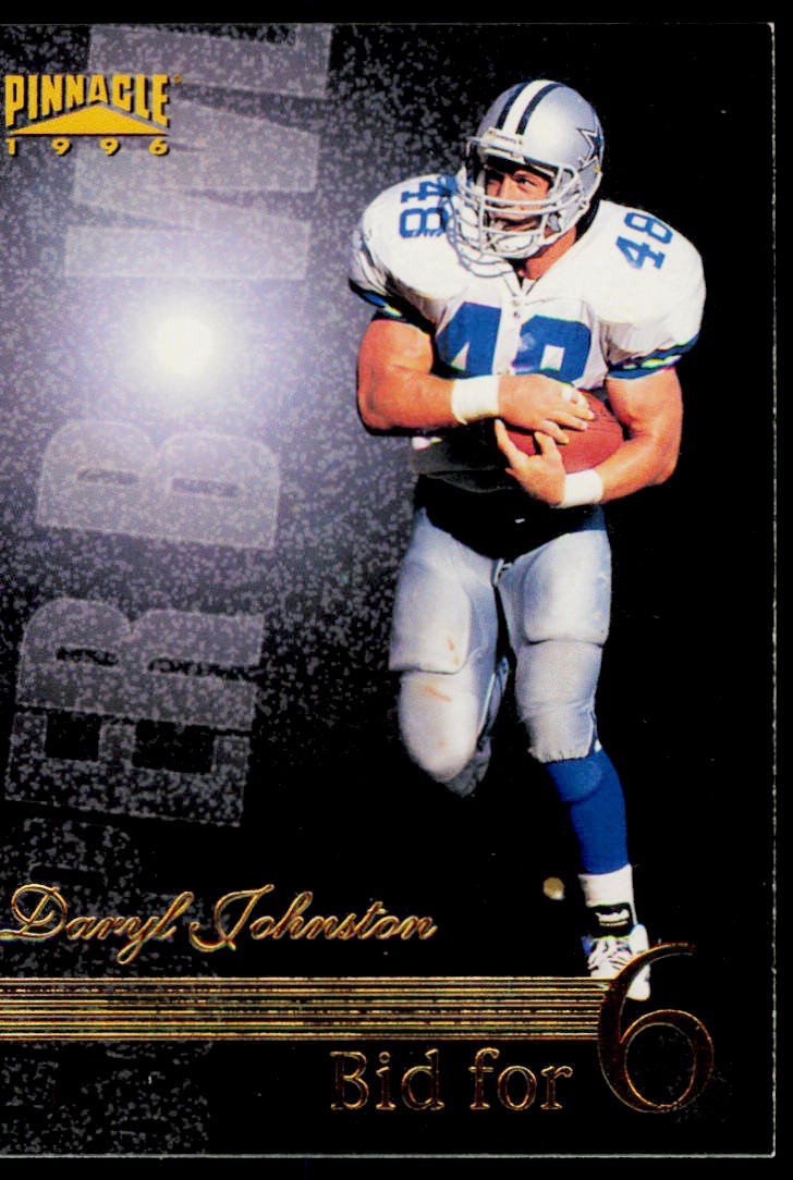1996 Pinnacle Daryl Johnston 187 Dallas Cowboys