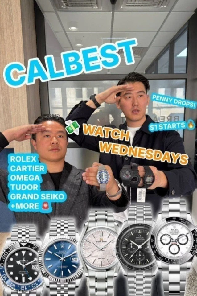 🔥 CALBEST WATCH WEDNESDAYS🇦🇺 | ROLEXES STARTING AT $1 🚨