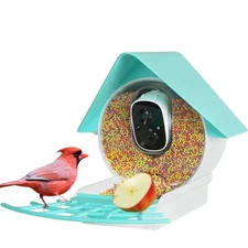 Smart Bird Feeder with Camera, 1080P HD Bird House Camera with Solar Panel, A...