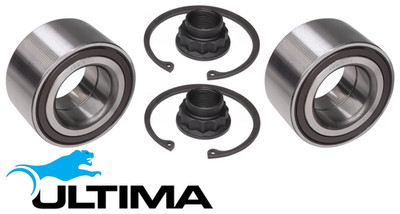 2 X ULTIMA FRONT WHEEL BEARING KIT FOR TOYOTA COROLLA NRE161R 2NR-FKE 1.5L I4