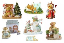 CHERISHED TEDDIES by ENESCO, HAND PAINTED, STONE RESIN, TEDDY BEAR FIGURINES