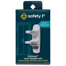 Safety 1st OutSmart Child Proof Door Lever Lock - White - Baby Safety