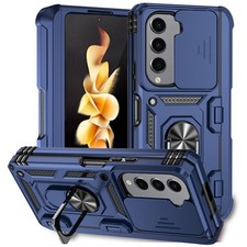 For Samsung Galaxy Z Fold 7 6 5 4 Hinge Protection Case Pen Holder Screen Cover