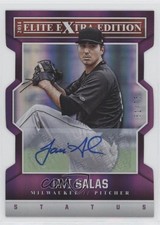 2014 Panini Elite Extra Edition 61/75 Javi Salas #20 Auto 2r7