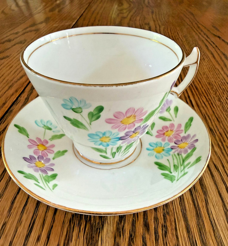 Phoenix bone china teacup/saucer. Thomas Forester&Sons, England