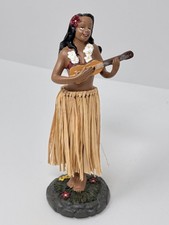 Hula Girl Figur mit Ukulele  Figur Wackelfigur Amaturenbrett Jungesellen Gesc...