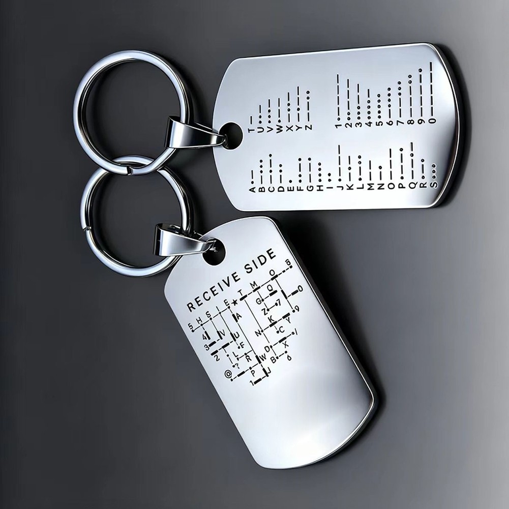 Keychain For Morse Code Practice Coin for Amateur Radio Skill