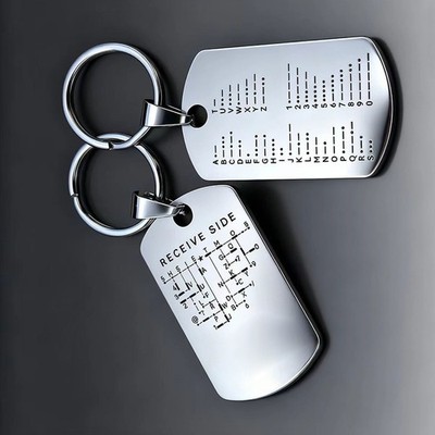 Keychain For Morse Code Practice Coin for Amateur Radio Skill