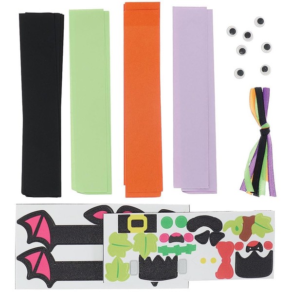 Halloween-Papierkettchen 4Er-Pack Von Baker Ross, Bastelsets FüR Kinder-image