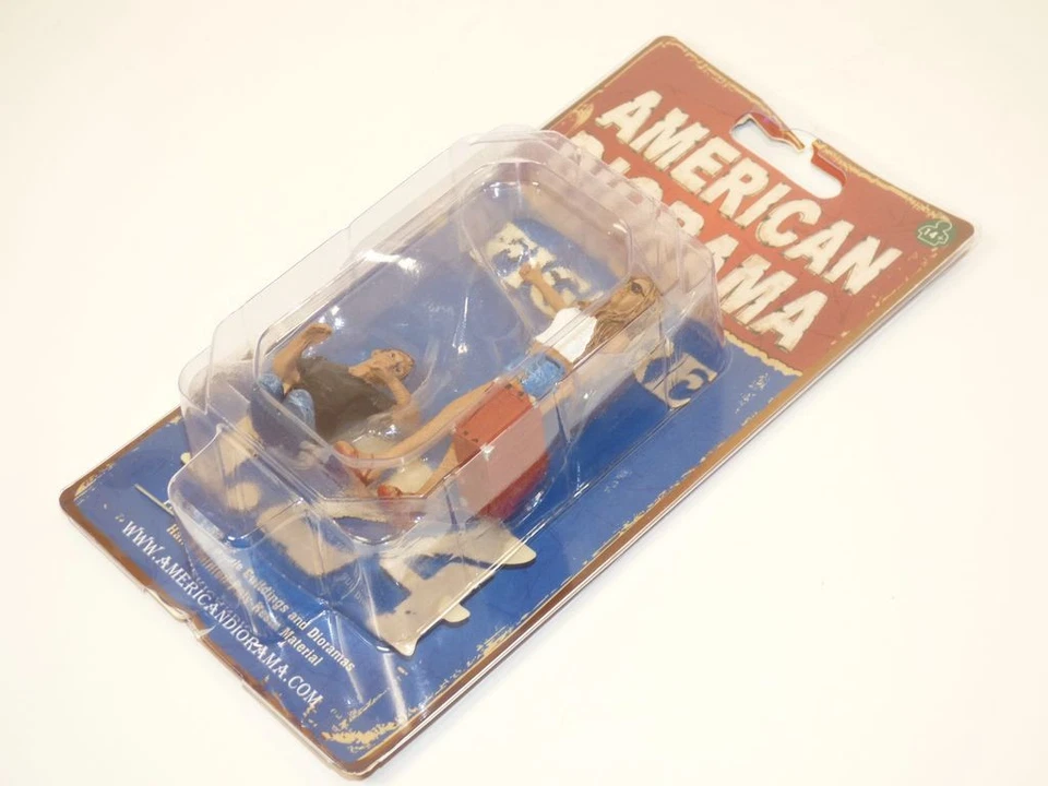 Set de 2 FIGURINES autostoppeuse + chauffeur 1/24 - Photo 3/3