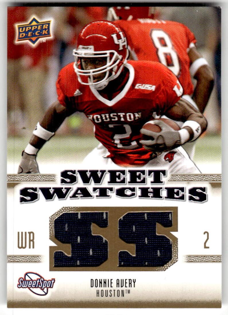 2010 Upper Deck NCAA Sweet Spot Donnie Avery Sweet Swatches #SSW-22