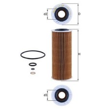 Ölfilter für Alfa Romeo 159 939 Brera Spider | 24463801