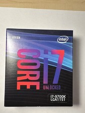 Intel Core i7-9700K 3.6 GHz Octa-Core Processor with original box