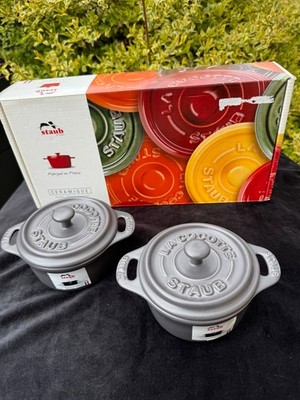 Staub mini Cocotte 10 cm 2 Stück Neu