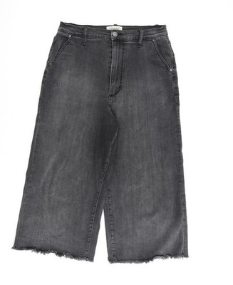Evidnt Damen Grau Baumwolle Cropped Jeans Größe 30 in L21 in Regular Zip