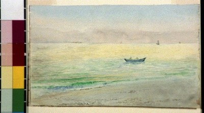 Photo:[Seascape with beach in foreground]