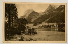 Postcard, postcard, Hintersee, Gasthof Post, Pension Wartstein, used