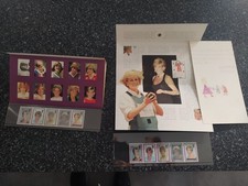 2 X DIANA PRINCESS OF WALES UNFRANKED SET of STAMPS 1961-1997