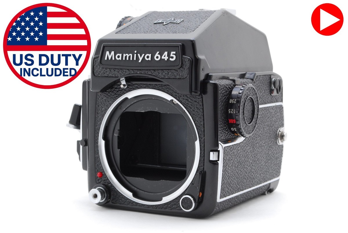 Exc+5] Mamiya M645 1000S Film Camera Late Body w/ PD Prism Finder 