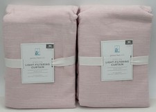 Pottery Barn Kids Evelyn Light Filtering Panel Drape Curtain 2 54 x 96 Lt Pink