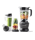 NutriBullet 1200 Watt Blender Combo with Single Serve Cups NBF50500 Gray