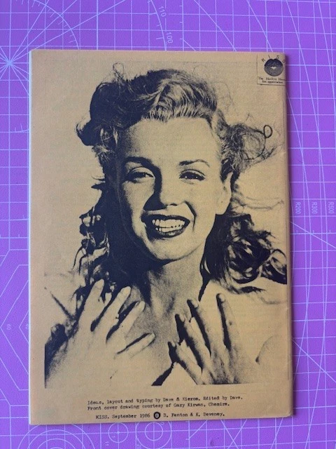 Marilyn Monroe vintage 1980s fanzine fan club memorabilia RARE - Image 3 of 3