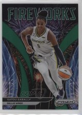 2022 Panini Prizm WNBA Fireworks Green Prizm Satou Sabally #8 12sd