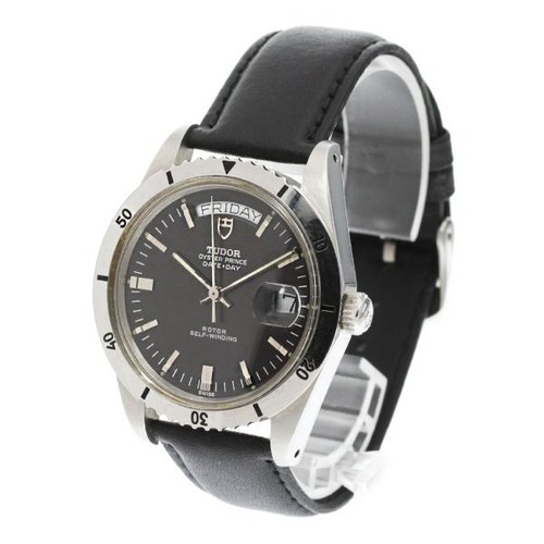 Tudor Oyster Prince Date 7020/0 38mm SS Black Dial Automatic W...