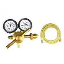 Pour Azote Réservoir HVAC Azote Outil 0-4000 Psi Haut Jauge 78.7-inch Tuyau