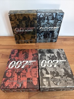 James Bond 007 Ultimate Edition DVD Box Collection Volumes 1-4