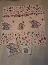 Babydecke Baumwolle, Fleece 87x90 cm, Elefant...
