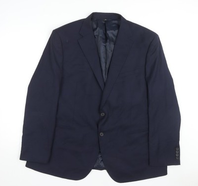 Anzugjacke Herren UK Größe 48 Marks and Spencer Regular Blau