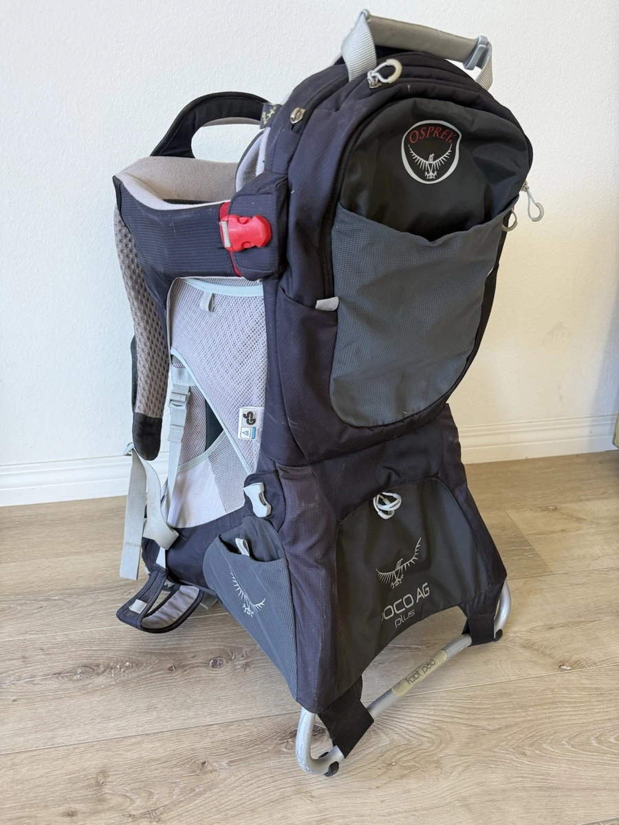 65 liter travel backpack AMPEX 65L Excursion Backpack, Black Red