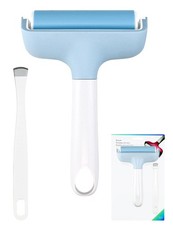 Rubber Brayer Roller and Mat Tweezers Remover Set, Vinyl Roller Tools for Cra...