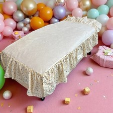 Vintage Classic Disney Winnie Pooh Crib Child Bed Skirt Dust Ruffle 50  x 27  