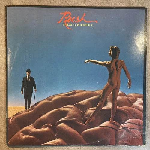 Rush Hemispheres LP 1978 Mercury SRM-1-3743 MASTERDISK Vinyl VG+ Prog Rock