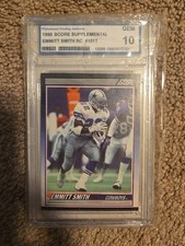 1990 Score Rookie (Supplemental) Emmitt Smith #101T (RC) PGA Graded Gem 10