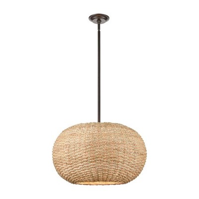 Oiled Bronze  Pendant from the Bemo Collection