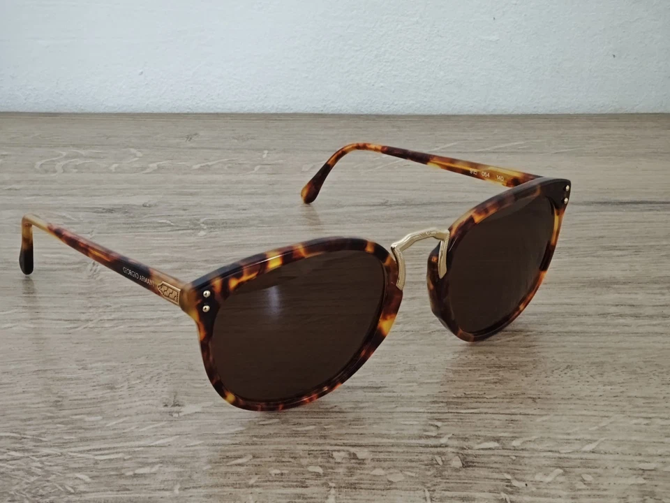 Vintage Giorgio Armani 915 054 Tortoiseshell Sunglasses Made in Italy - c. 1980s - Bild 1 von 4