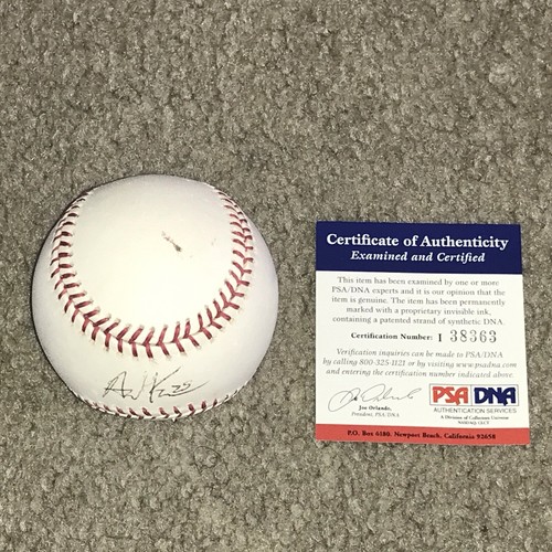 AUSTIN KEARNS Autograph Signed Baseball Auto Washington Nationals PSA DNA - Picture 3 of 3