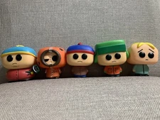 5 South Park Funko Pops! out of box: Butters, Stan, Kyle, Eric Cartmen, Kenny