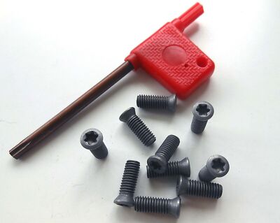 20pcs Torx Screws for Carbide Inserts Lathe Tool & Screwdriver Select Size
