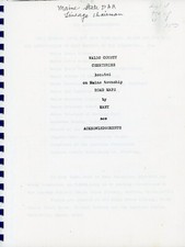 Waldo County (ME) Cemeteries located on Twp Road Map