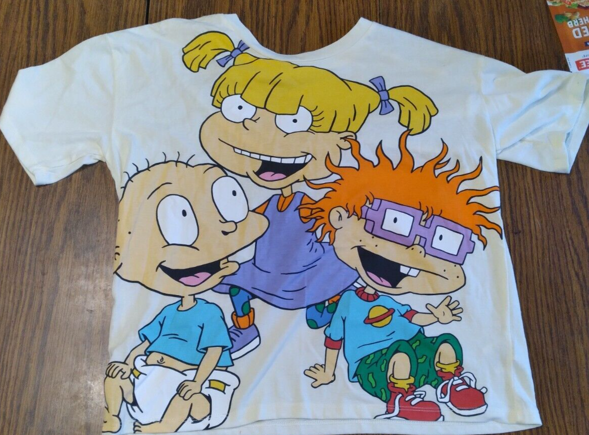 Nickelodeon Rugrats Tan T-Shirt size Medium